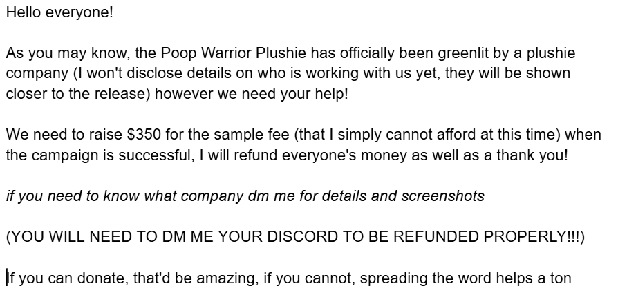 hereswhisper's tweet photo. #poopwarriorplushie #alwaysdirtyneverwashed #irida #iridahome #shuckybanger

https://t.co/b4sXvrR489 https://t.co/xbrPQU9S2W