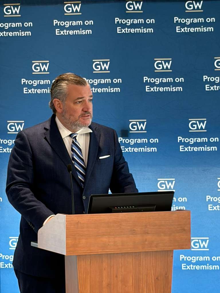 gwupoe's tweet photo. @SenTedCruz at POE’s antisemitism conference 

Antisemitism isn’t left or right- it’s a gateway to extremism. Confronting it requires serious research and coordinated action across civil society and government. https://t.co/gZ9JNv41gW