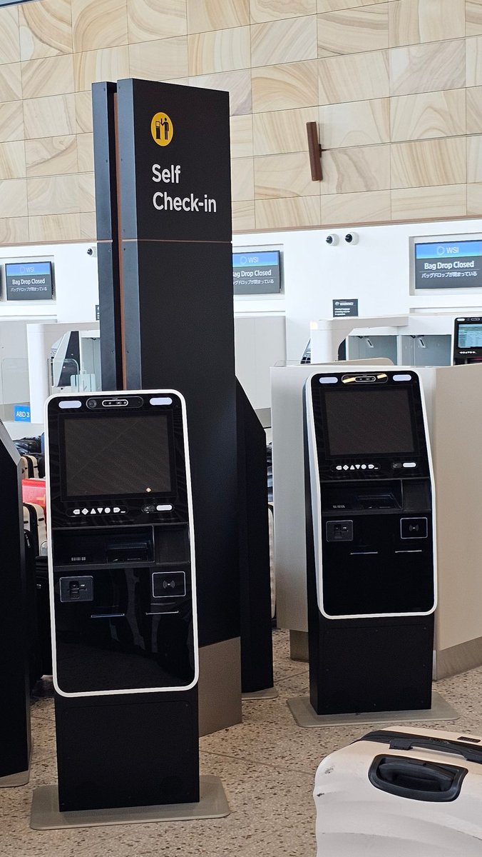 sydwestagribus's tweet photo. The Baggage Self Check-in system at Western Sydney Airport will be a high tech system featuring face recognition systems. There are about 40 self check-in kiosks that look like this and print off bag tags.
Digital system by "Amadeus".
Kiosks made in Blacktown also! ✈️
#WSI https://t.co/JesxxLm12i