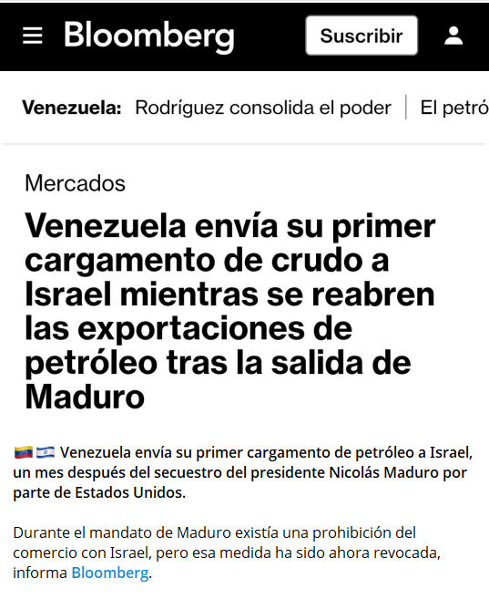 Pacto_Secreto's tweet image. El judío Trump atacó Venezuela para robar su petróleo y entregarlo a Israel. Cero sorpresa.