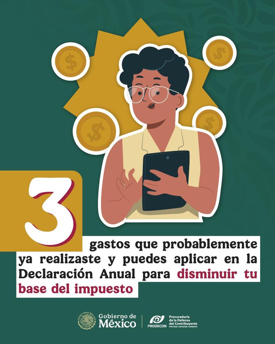 ProdeconMexico's tweet image. #ProdeTip🤓

Si como persona física ya te estás preparando para presentar tu #DeclaraciónAnual del ejercicio fiscal 2025 y aún tienes dudas, ¡estás a buen tiempo! 💻✅  

Acércate a #PRODECON, estamos para asesorarte y acompañarte.  

#PorTiEstamosAquí