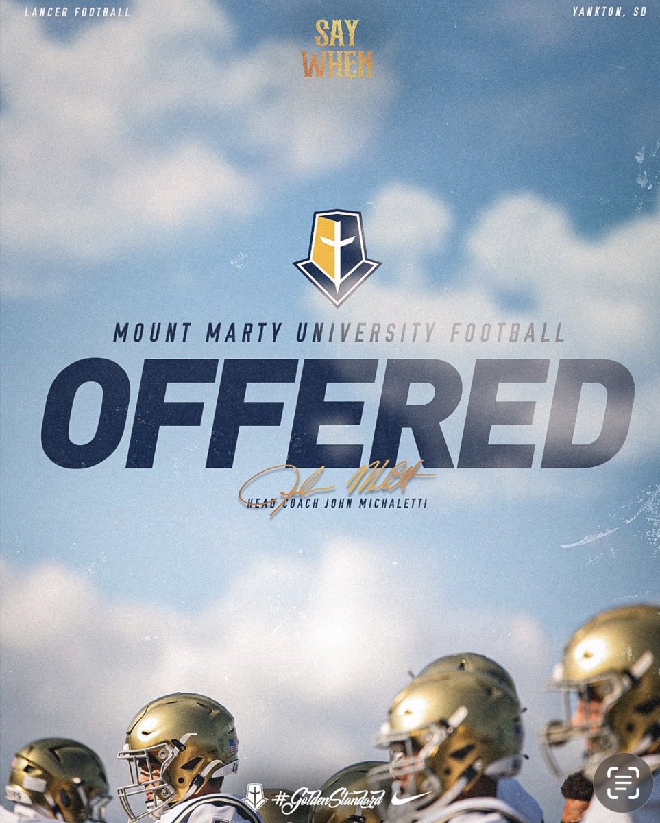LawrencCarter's tweet photo. After a great conversation with @prludemann I’m blessed to receive an offer from Mount Marty University!! #AGTG https://t.co/VhPcgBnJ3D