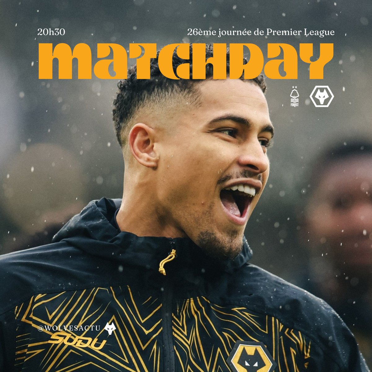 WolvesActu's tweet photo. #Avant_Match ⤵️
📅 26ème journée de Premier League
🆚 Nottingham (17ème)
📺 CANAL+ France
⌚️ 20h30
🏟️ City Ground
👮 T. Robinson
❌ Toti, Hwang, André (incertain)
#NOTWOL | #WWFC | #Wolves https://t.co/TEwRzT3aZm