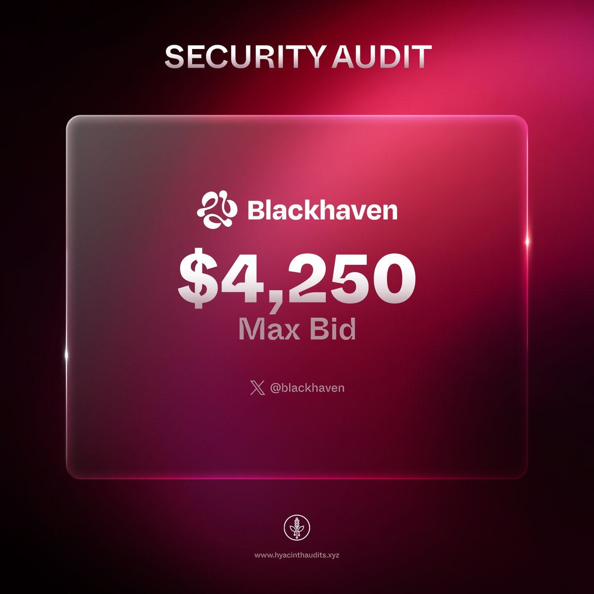 Attention Auditors 👀

A $4,250 bounty was just posted by <a href="/blackhaven/">Blackhaven</a> on Hyacinth!

If your interested in taking up this audit, head to the link below and submit your bid 👇

hyacinthaudits.xyz/bounty/698b968…