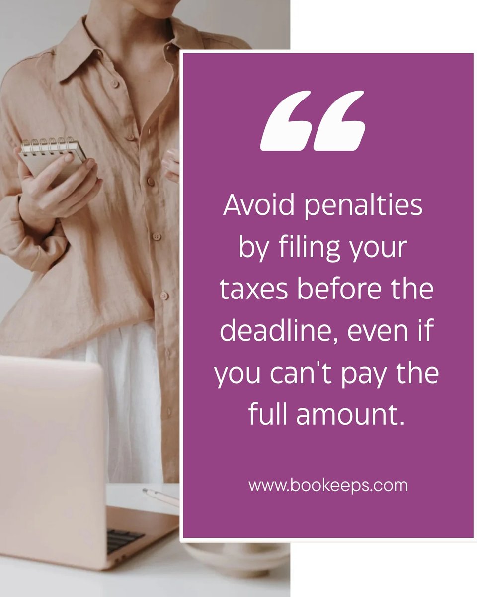 Bookeeps2's tweet image. ⏰ File on time and save more!

Even if you can’t pay in full right now, filing before the deadline helps you avoid extra penalties.

We’re here to help you stay on track 📊💼

👉 Contact today !
📞+1(917)678-2913
🌐 bookeeps.com

#taxfiling #fileontime #taxdeadline