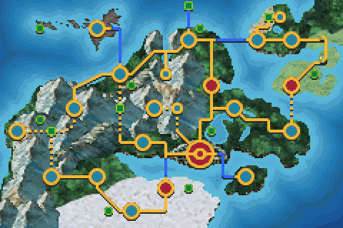 Hey trainers! We have an exclusive sneak peak for you today.   
We wanted to reintroduce you to the Arvunn region under a new name: The Fimbul Region! And with the new name our artist Coffee set out to make a new version of the map we wanted to share with you today.