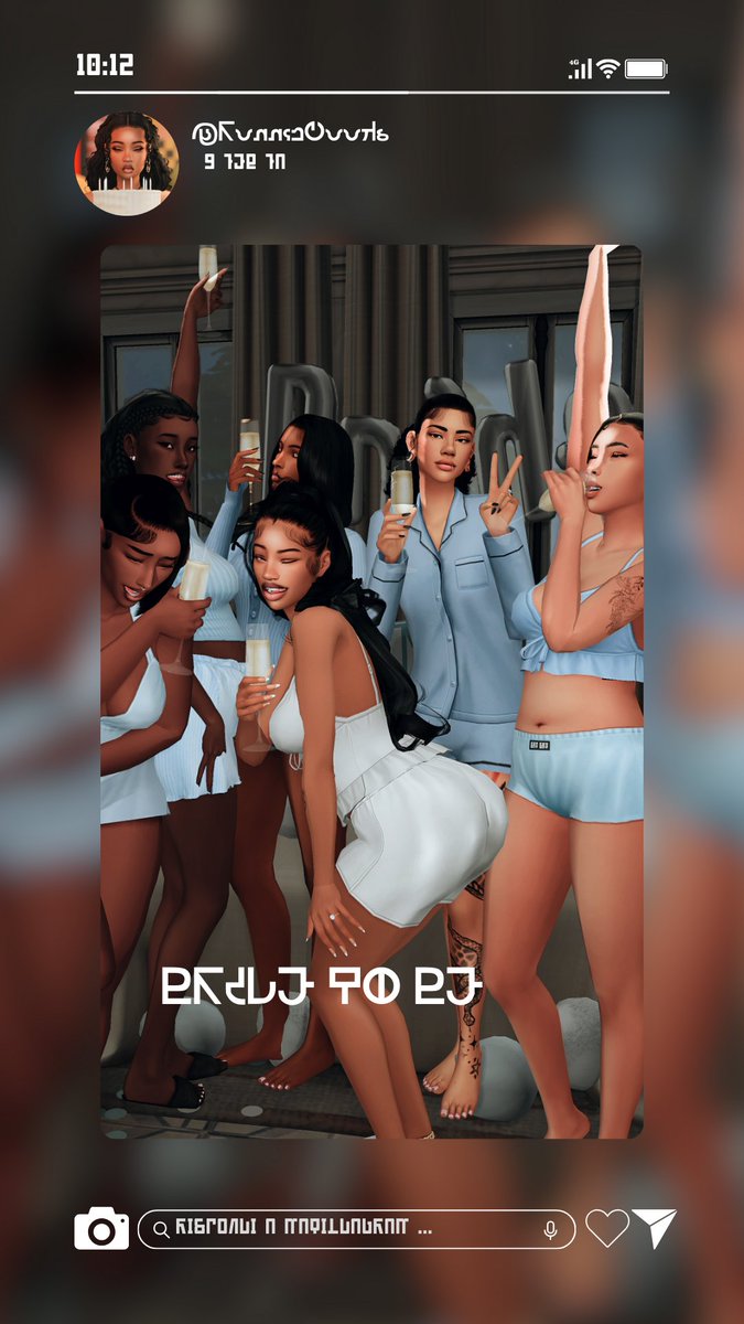 Max &amp; Ronnie's recent simsta stories from their pre-wedding activities. 🩵 #sims4