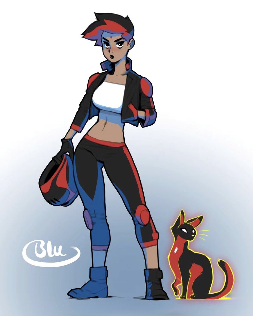 🌟 ROLE ANNOUNCEMENT 🌟          

I am so thrilled to be back at it again voicing this tough rebel of a character in an upcoming short animation skit called "Blu and the Mad Scientists" as Indie, a vigorous fighter with a strong sense of justice! 😎👊

I just want to give a