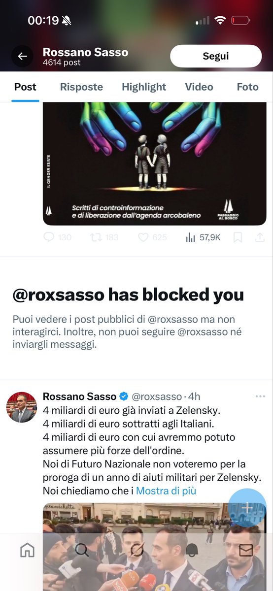 7 giorni di partito e sono stato già bannato. Non chiedete agli ultra populisti chiarimenti sui fondi. Avanti savoiardi #futuronazionale