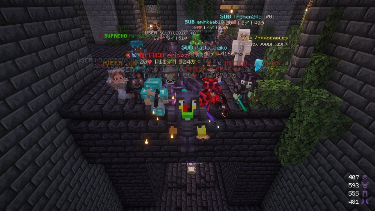 El mejor servidor SURVIVAL sin duda, sois los mejores
"play.mazeland.es"