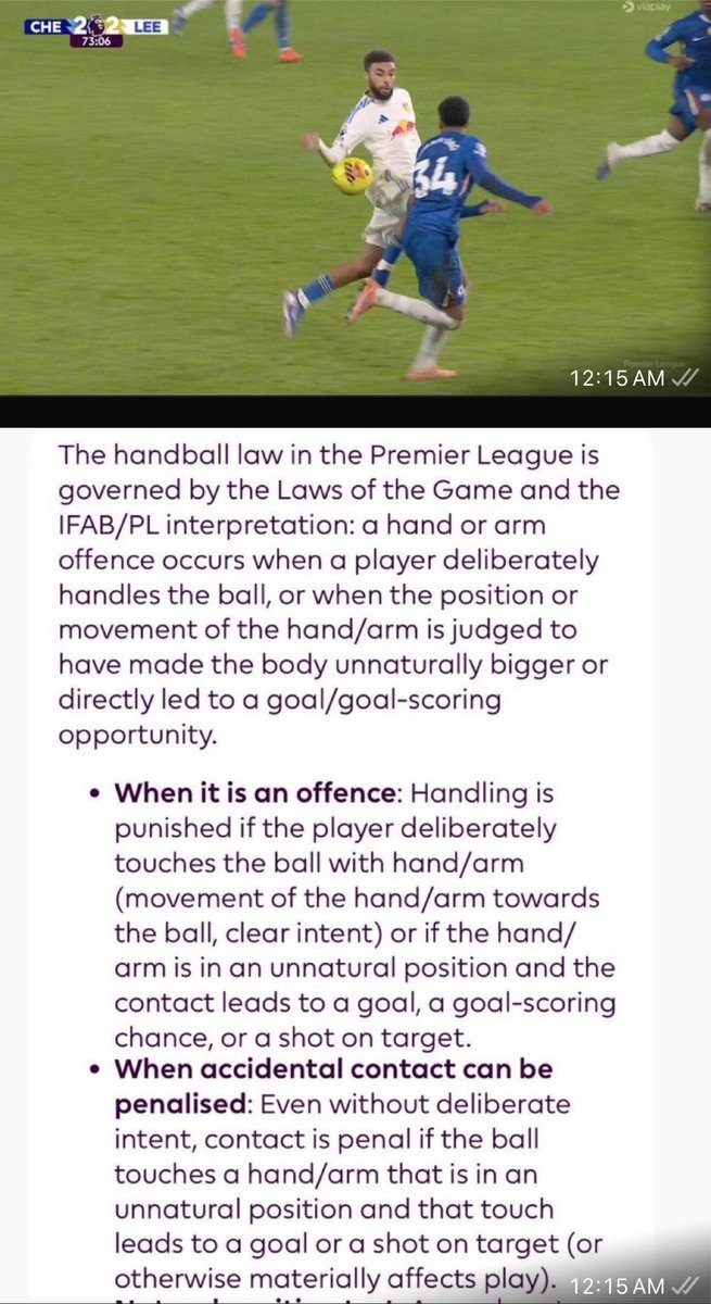Well we should include PGMOL and their Refs as part of the league deciders, what is and what’s not 

It’s high time we begin to consider them as a club that is part of the table in the league cause they are also playing the game