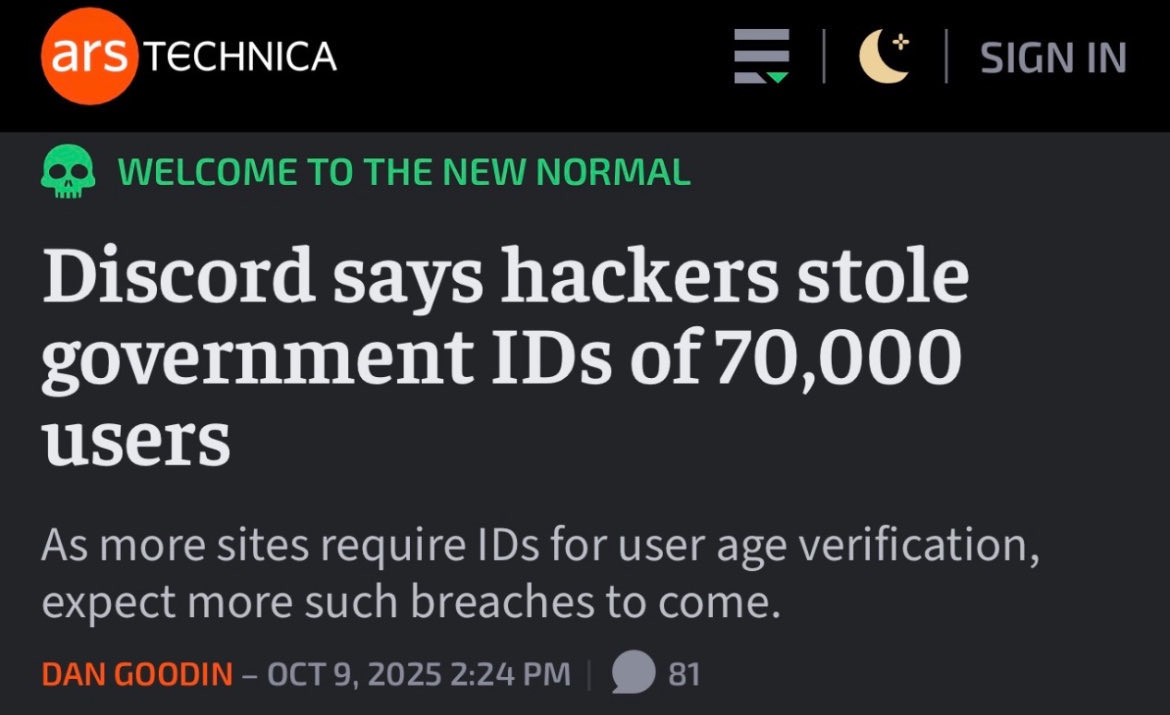 RidgeOcean's tweet image. You do not have the track record of proving you delete the ID after verification.