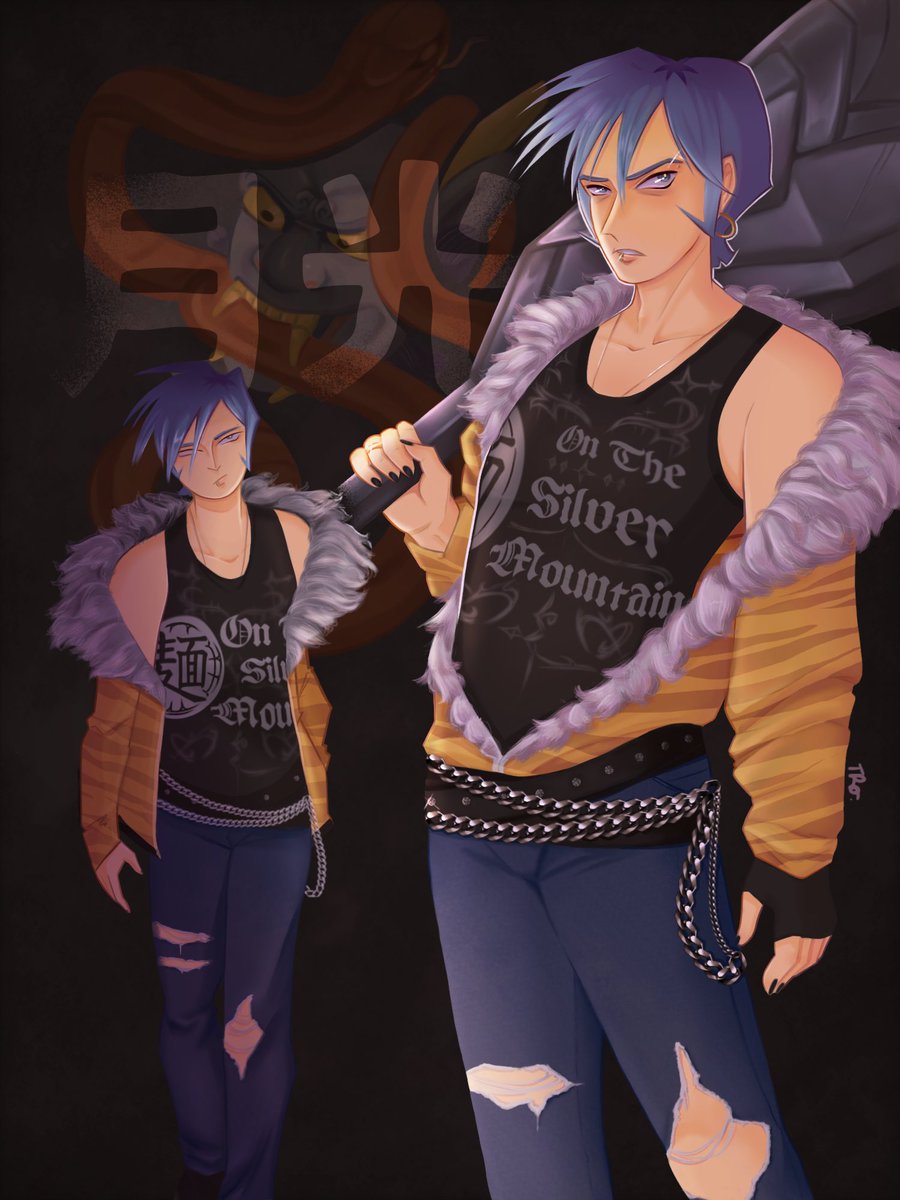 Gekko commission as part of an art trade with the incredible t.romashka_art on instagram!