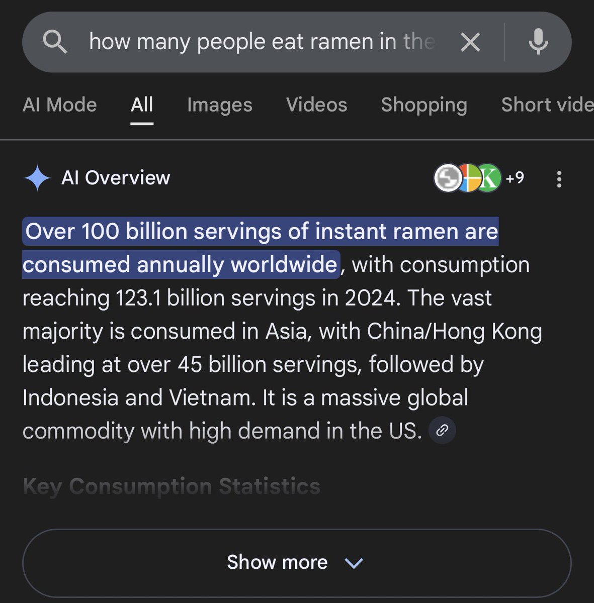 RamenCoinOG's tweet image. 100 billion servings of $RAMEN are consumed annually. 

Imagine not being invested in Ramencoin 🍜

CA: 46tNKVZCaxDAQdGfuFxKJz531YwBugzrxzqUjUz5pump