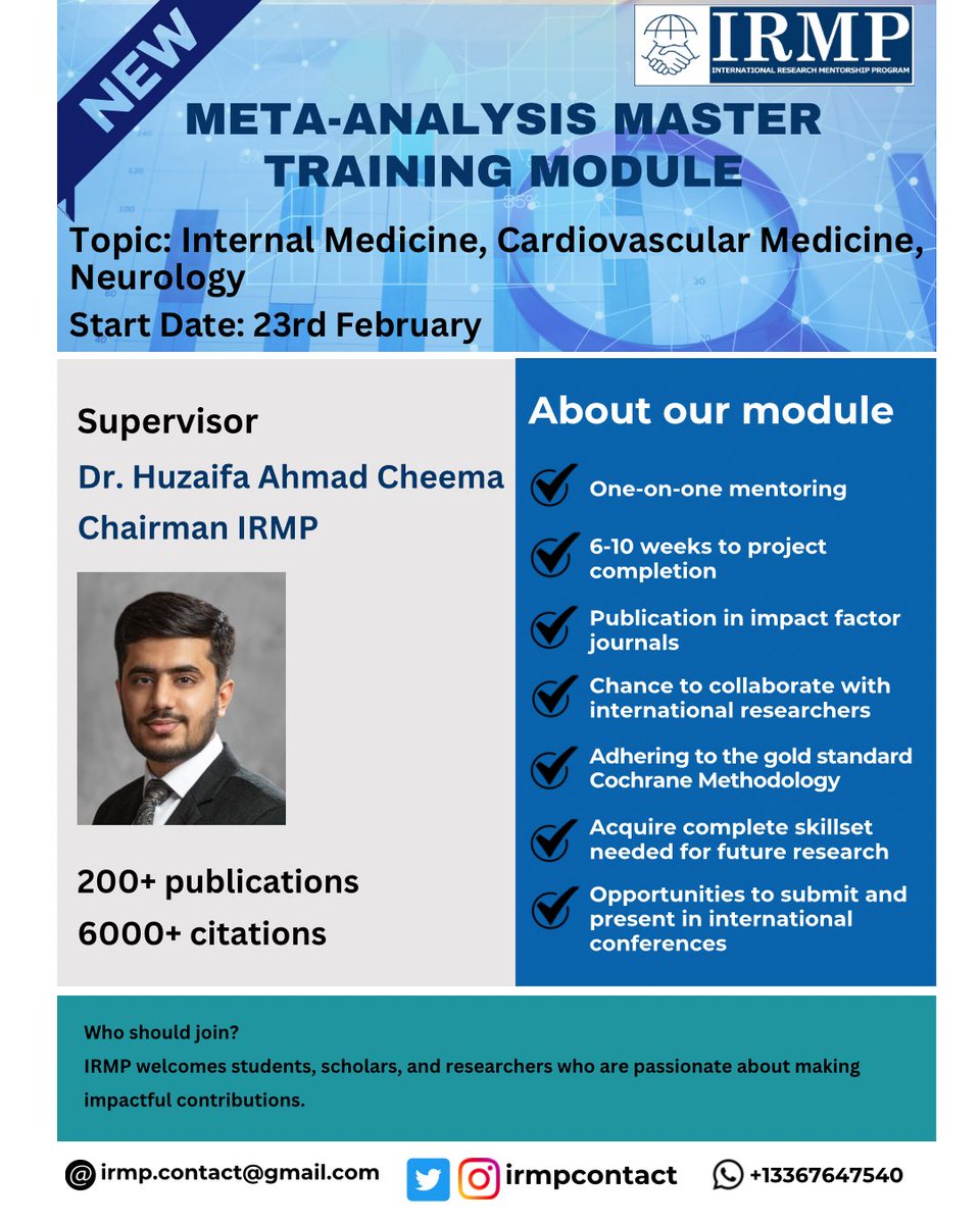 International Research Mentorship Program tweet media