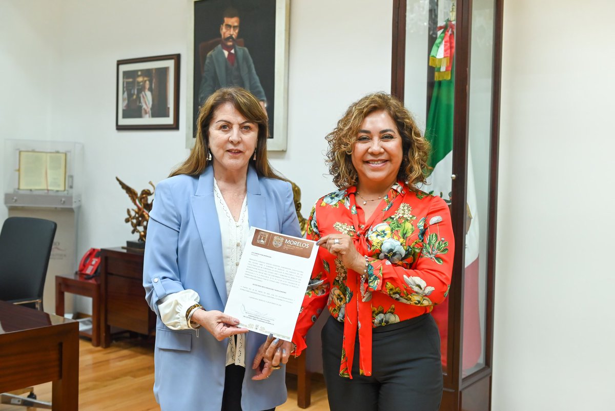 margarita_gs's tweet photo. Otorgué el nombramiento a Alejandra Pani Barragán como titular de la Secretaría de Anticorrupción y Buen Gobierno, el cual deberá ser ratificado por el Congreso del Estado en próximos días.

Este paso reafirma nuestro compromiso con un servicio público íntegro y transparente. https://t.co/oQTLdp0kkL