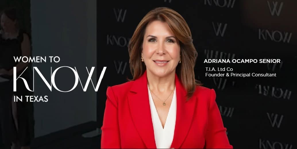 adriocampo's tweet photo. Deeply honored to be nominated for the 50 Women to KNOW in Texas Award. This recognition celebrates women shaping business, leadership &amp; community impact across the State of Texas. Thanks to Kristina Brown for nominating me, and for seeing the impact, not just the work! https://t.co/hwXkT3vDyX