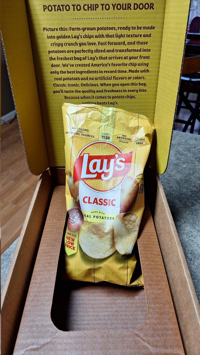 jeffhays83's tweet photo. @LAYS Just got Layed! https://t.co/nPfGtA49Ej