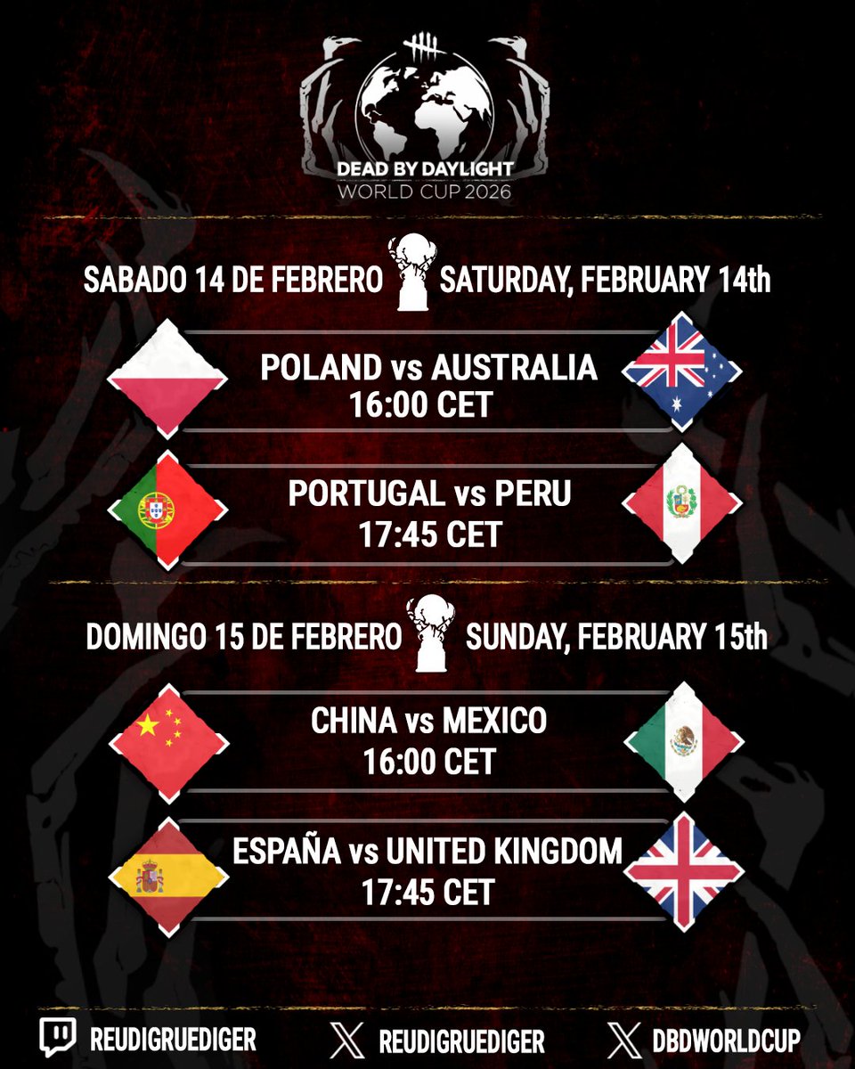 Dead By Daylight World Cup tweet media