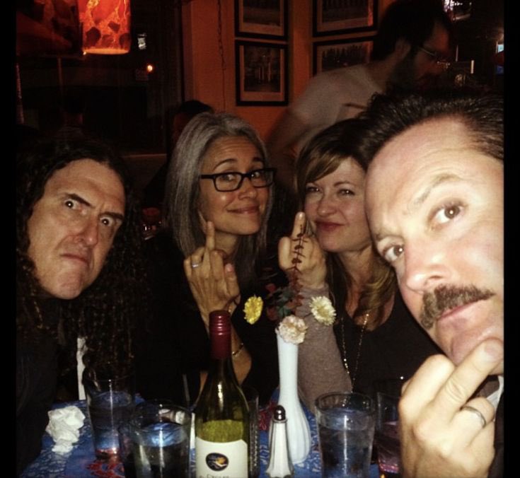 weirdotd's tweet image. Happy 25th Anniversary to Alfred and Suzanne!