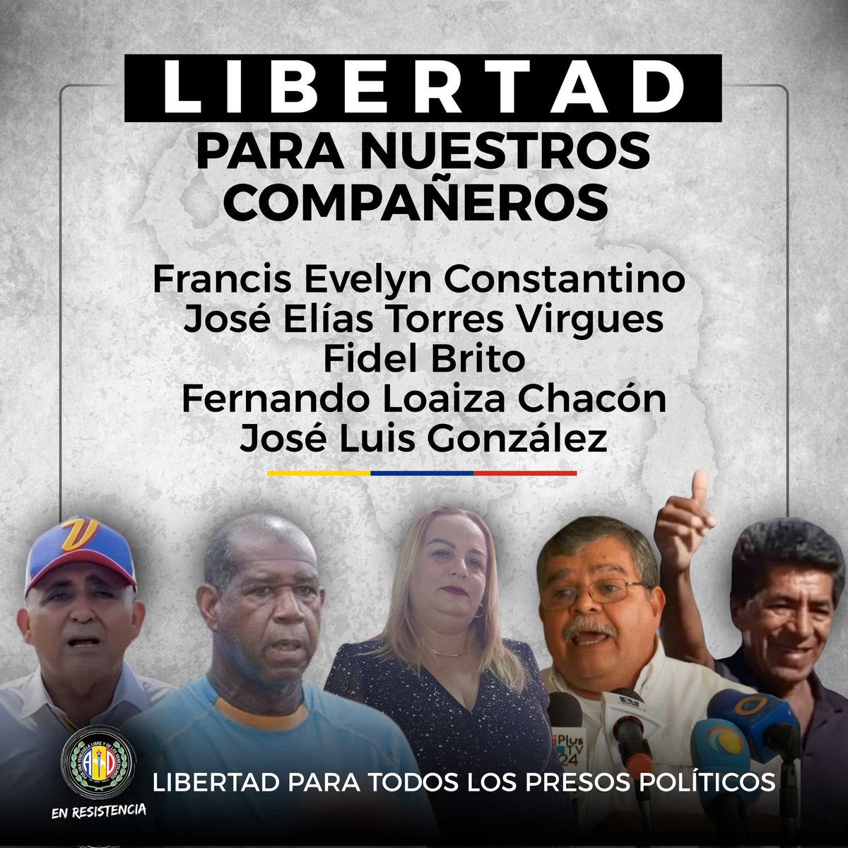 Cuando alguien está preso, su familia también está presa. Libertad para nuestros compañeros y para todos los presos políticos, civiles y militares.
