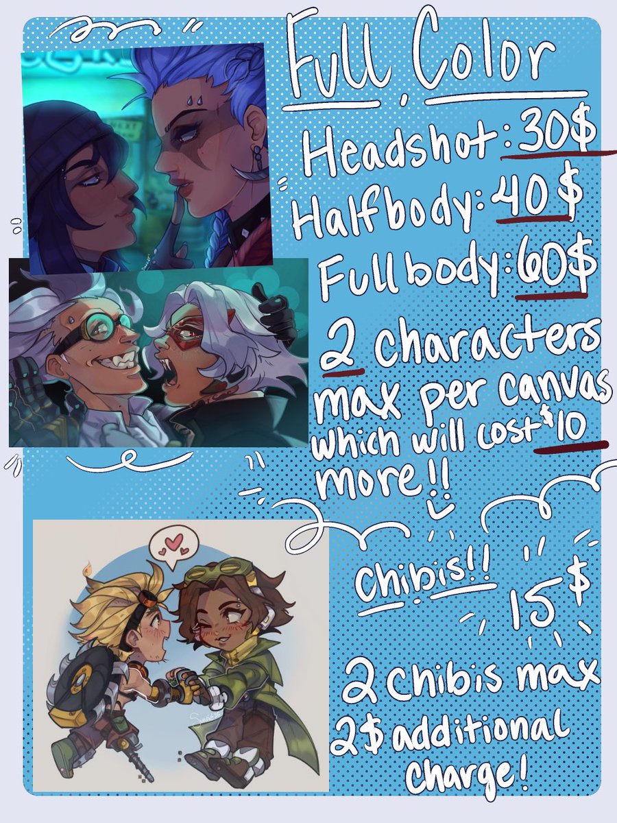 Now open! The money gained goes to my students loans! Yaaaay! :D 
Before messaging me PLEASE READ MY TOS: sunflowras.carrd.co
Yes a price change, if you can’t com me at this time shares are so appreciated 💕💕💕