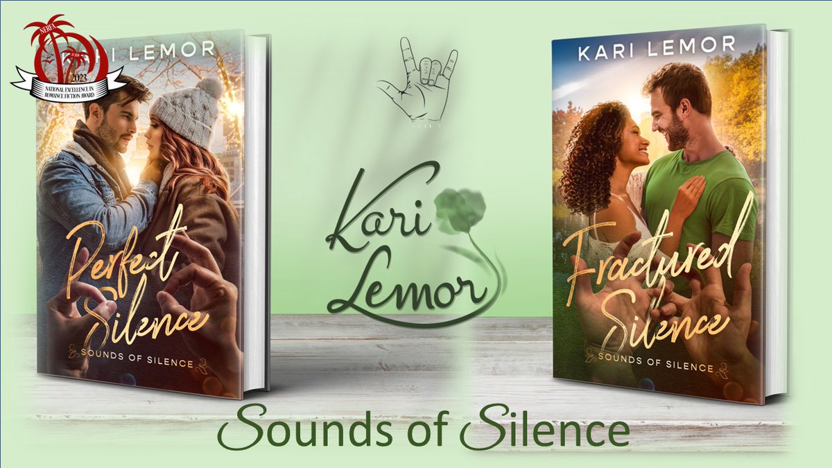 Both books on sale NOW!! Get them before they go back to full price! karilemor.com/sounds-of-sile…
#awardwinningbook #sale #99cbook #DeafFamily #DeafRomance