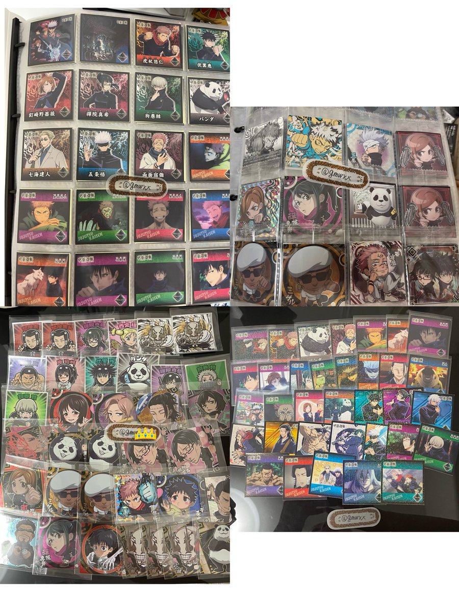 gmwxx's tweet photo. 呪術廻戦　にふぉるめ　交換

譲)写真添付1-4
求)引用先

降りるため、纏めていただけると幸いです。
お気軽にお声掛けください。
※基本ミニレター(投函)発送です。 https://t.co/3OjrloGRfM