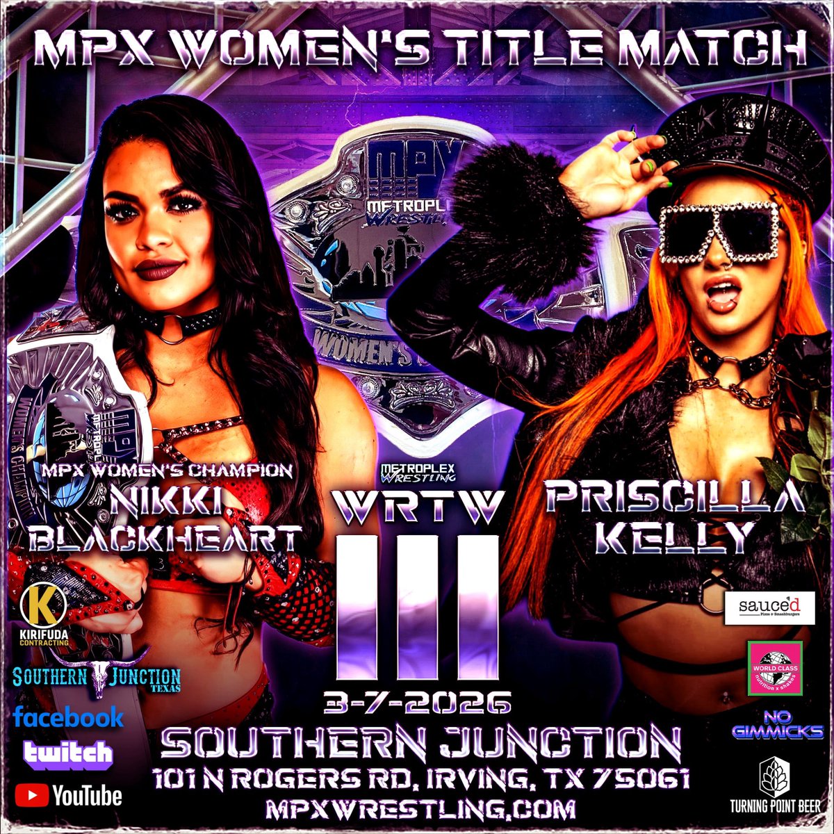 Heard y’all were looking for a challenger 😈

Time to make that title a little more interesting. Careful what you wish for. 🥀 🔥 

@MPXWRESTLING
Tickets 🎟 : MPXWRESTLING.COM