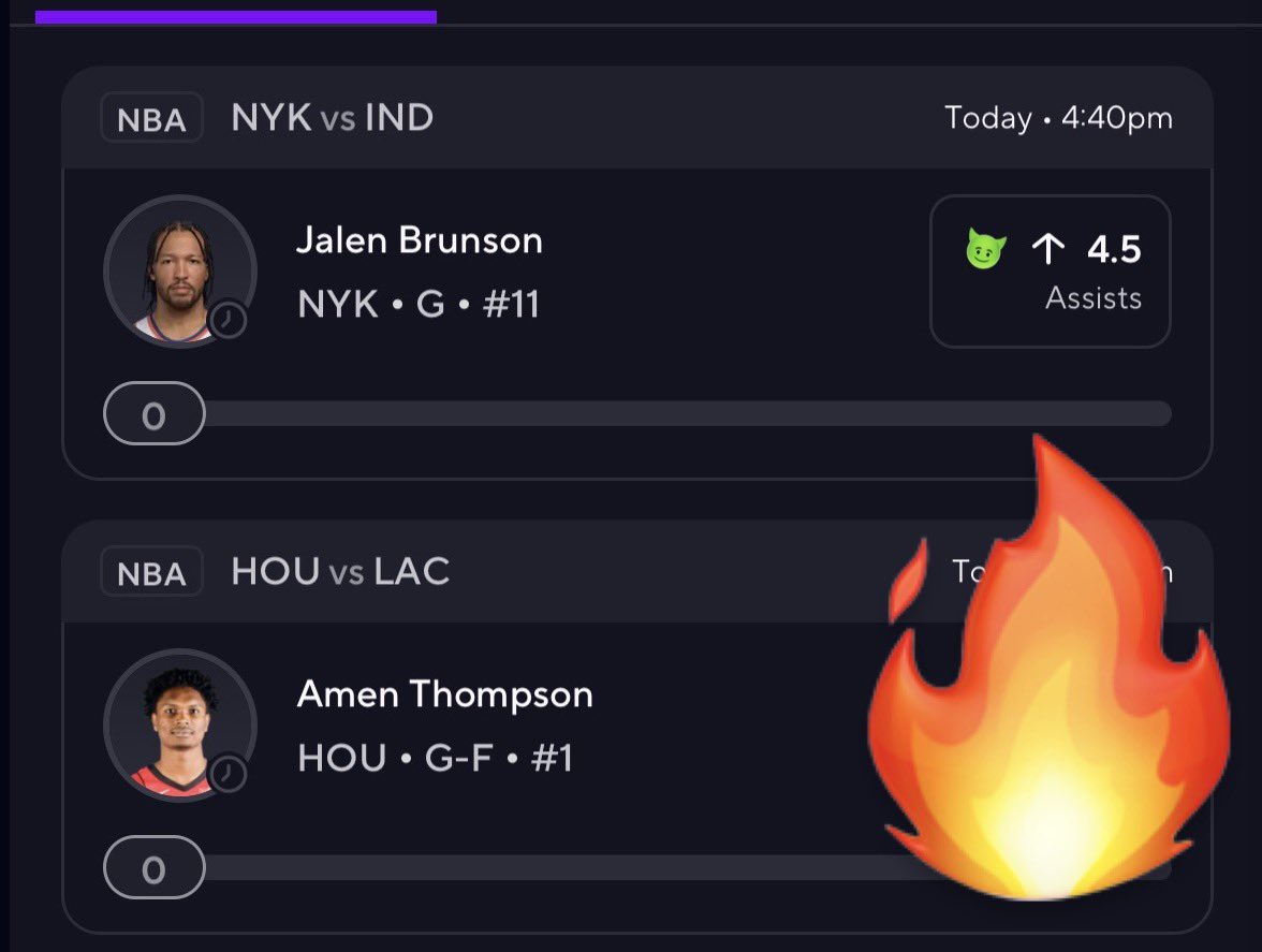 MikezPicks's tweet photo. POTD Jalen Brunson Goblin Assist. Easy day today guys. You guys can follow this FREE slip if you want. Just join the discord https://t.co/UAq2eAvTMP
Goodluck yall have a great day💰🤑🔥
#PrizePicks #POTD #SportsBettingX #GamblingX #NBA https://t.co/GhtvTPaTlN