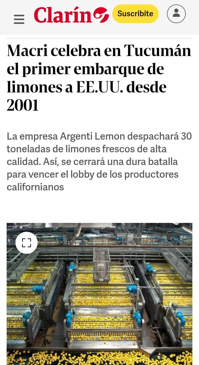 Ayer estaba mi Sra madre escuchando el pase entre <a href="/fmercuriali/">Franco Mercuriali</a> , Majul y Cabak en la radio y escucho al pasar que FM decía que por algo Trump se le había reído a Macri cuando le quiso vender limones.
Tanto se cagó de risa que firmaron un acuerdo!