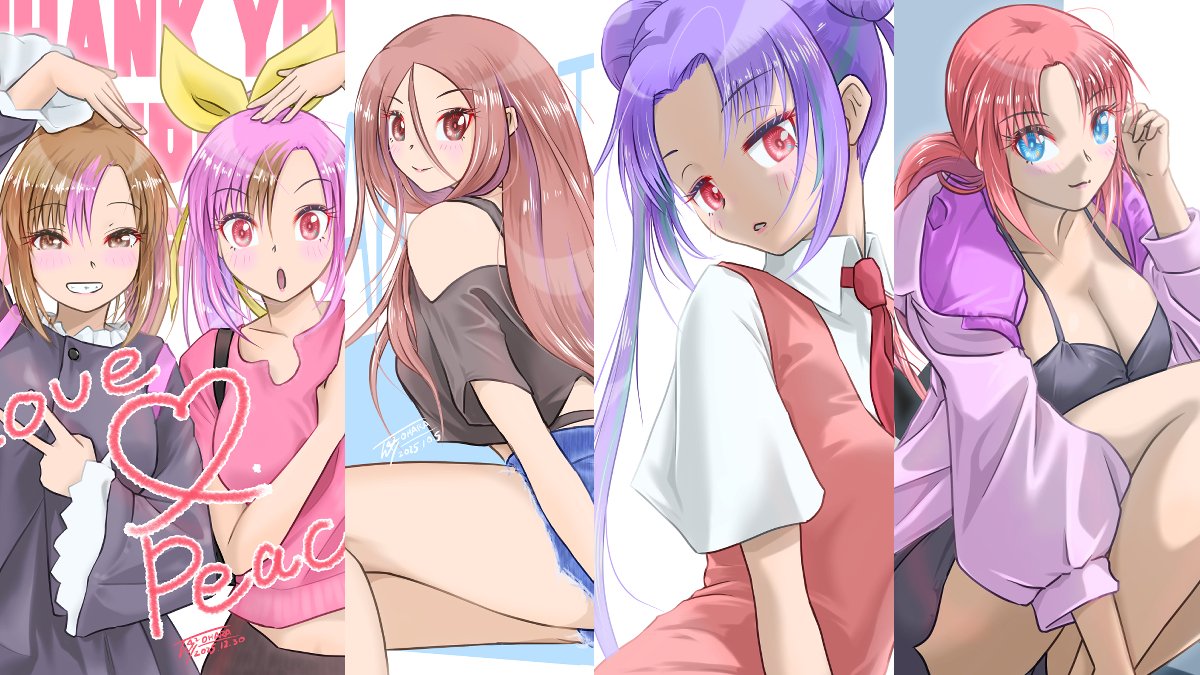 #私はこういう絵を描いています 
主にオリジナルの女の子を描いてるおっさんです。
たまに版権キャラや筋肉も描きますｗ