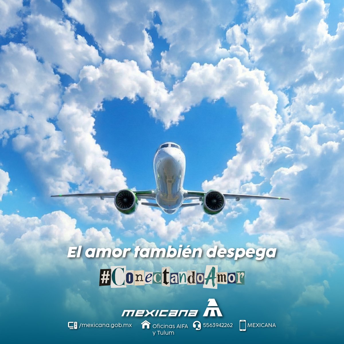 MexicanaVuela_'s tweet photo. 💙✈️ Un viaje puede decirlo todo.
El destino es solo el comienzo.

📲 Planea ese momento con Mexicana
🌐 https://t.co/TgMwHkQQeN | 📱 App Mexicana | 📞 55-MEXICANA | 🏢 Oficinas de Venta

#ConectandoAmor #VolarEsCompartir #Mexicana #Febrero https://t.co/JkxXpybL6g
