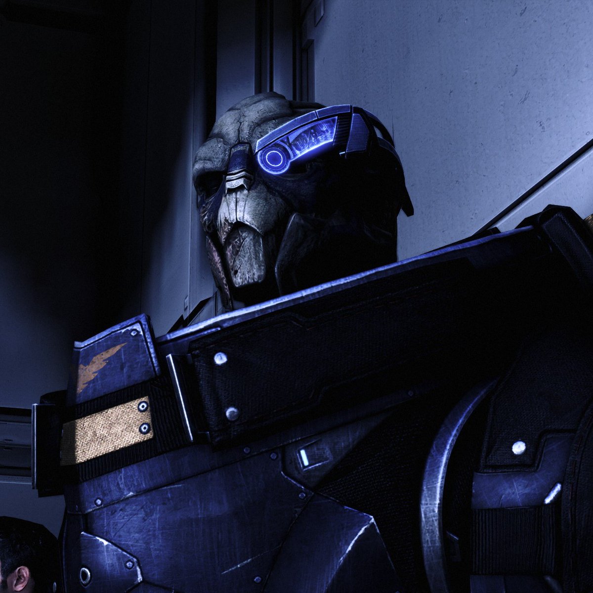 sceebedee's tweet photo. they asked garrus to participate in the winter olympics but he heard he had to participate in the winter moglympics https://t.co/B04fb61QdT