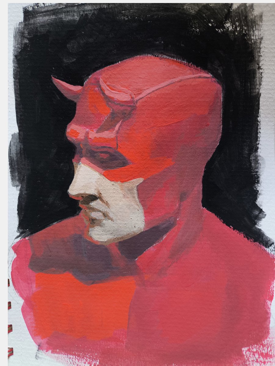 Rusilart's tweet photo. Daredevil https://t.co/fL2PRnR22i