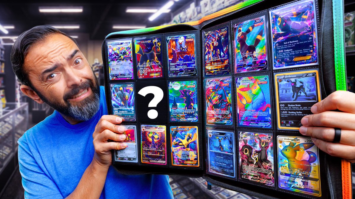 About to premiere the newest challenge: EVERY ENGLISH UMBREON EVER. Let’s do this! Join me in the live chat!

 youtu.be/Pou6hHZKi3s?si…

4pm PT / 7pm ET