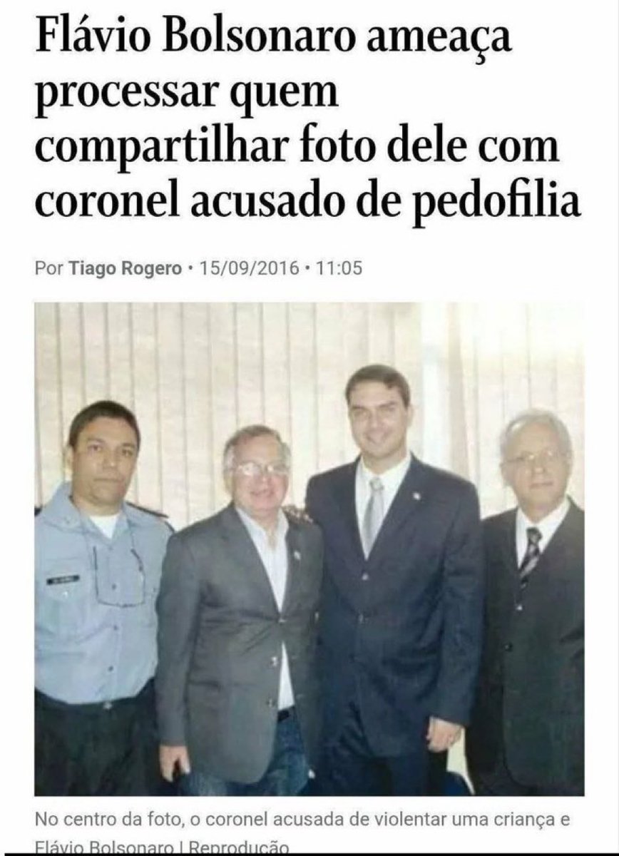 Por favor, não compartilhem!
Flavio Rachadinha vai processar.