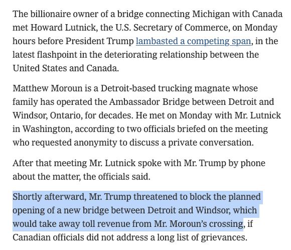 saletan's tweet photo. In any other administration, this would be a huge story. In this administration, it can barely get oxygen because it's buried under a daily torrent of destruction, criminality, and abuse of power. https://t.co/bmFfgDlTy6 https://t.co/iPBasBi6OU