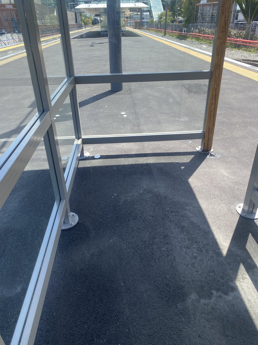 No seats at these shelters, not surprised rly