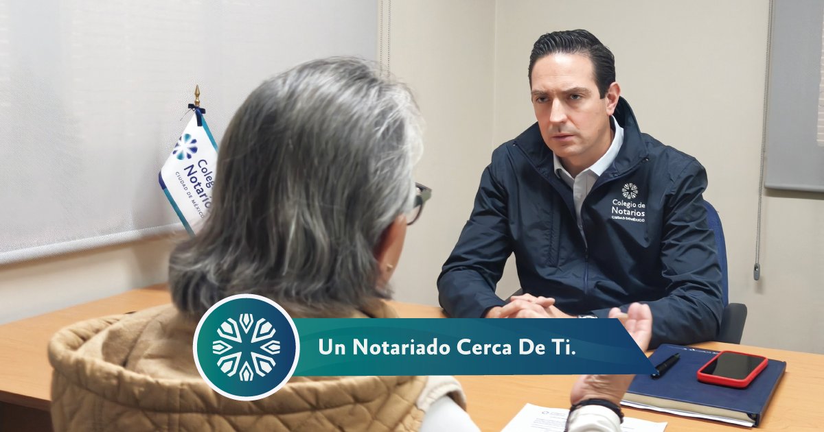 El compromiso social del #NotariadoCDMX es fortalecer la #CertezaJurídica de las y los ciudadanos, resolviendo diversas dudas a través nuestras #ConsultoríasJurídicasGratuitas.

Por ello, en las sedes de #Iztapalapa y #Cuauhtémoc, los Nots. Arturo Sobrino Franco, Javier Eduardo