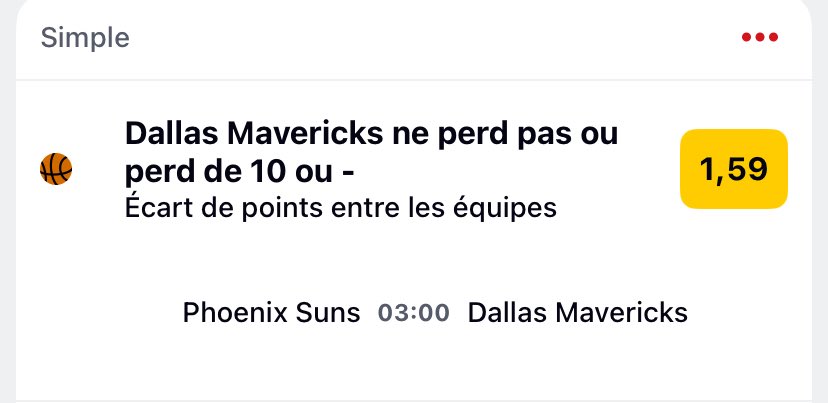 1,60🎯

1,70🎯

1,59🎯

L’équipe on démarre notre soirée NBA avec ces bet, y’a peu de choix ce soir seulement 4 matchs mais je reste confiant sur nos choix🫡 

Soyez a l’affût en live sur mon canal :

t.me/+RIRxeqNw8MgyN…🎁