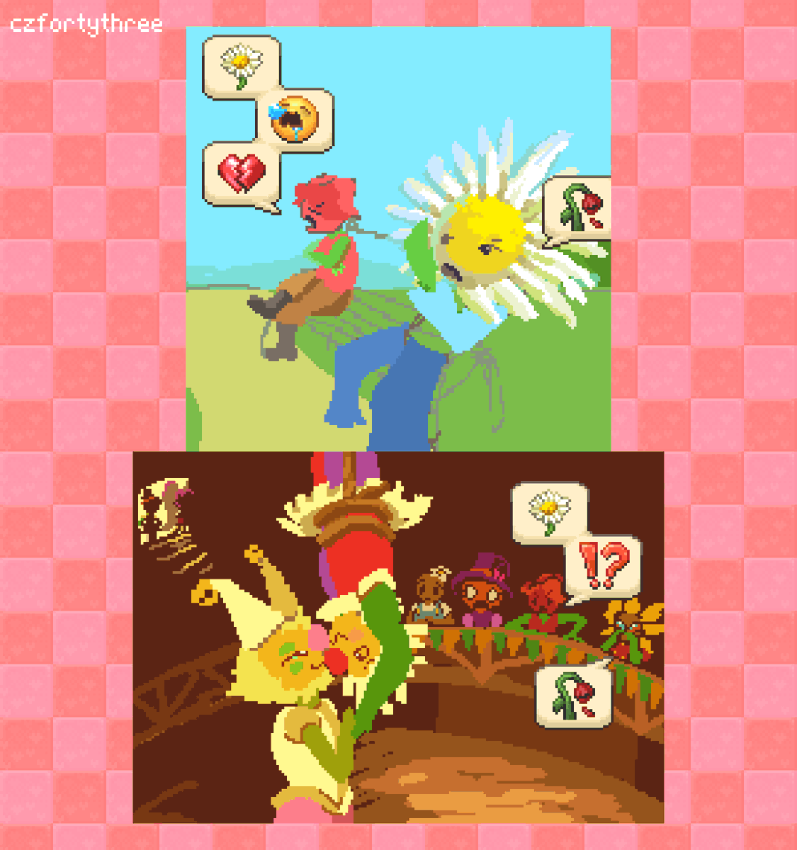 Unfinished doodles/sketches!!
#pixelart #oc art!!