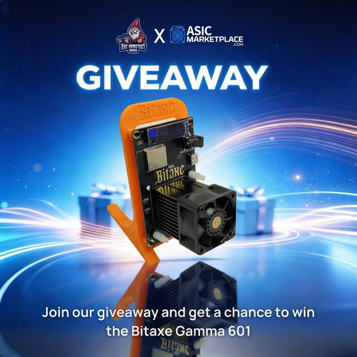 HobbyistMiner's tweet image. 🚀 GIVEAWAY TIME 🚀

🍀One lucky winner will take home a Bitaxe Gamma 601 - a compact, efficient Bitcoin miner, built for home setups, learning, and stacking sats.

How to enter:
  ✅Follow both accounts -
        @HobbyistMiner and @AsicMarketplace 
  ✅Repost this Giveaway…