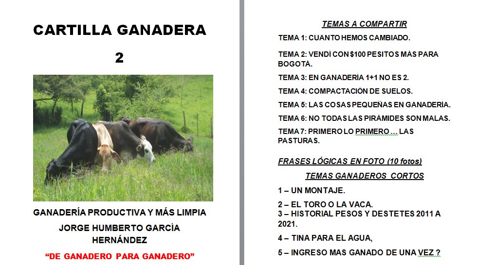 GanaderiaProduc's tweet photo. LINK "CARTILLA GANADERA 2" https://t.co/iTzYiILXUy https://t.co/6oIxb0IW2Z