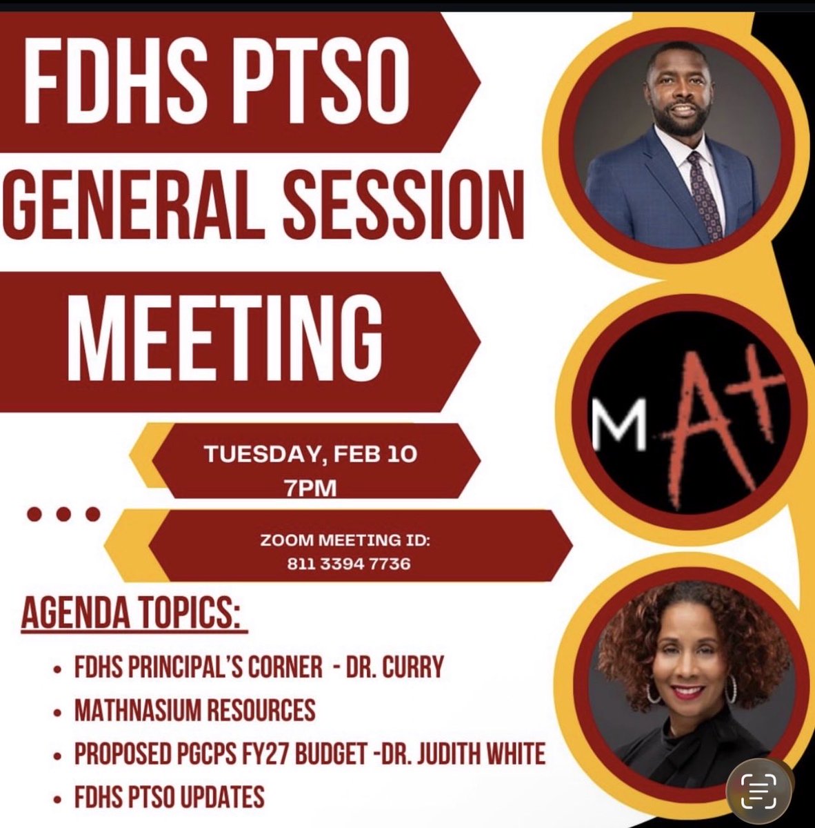 FDHS PTSO tweet media