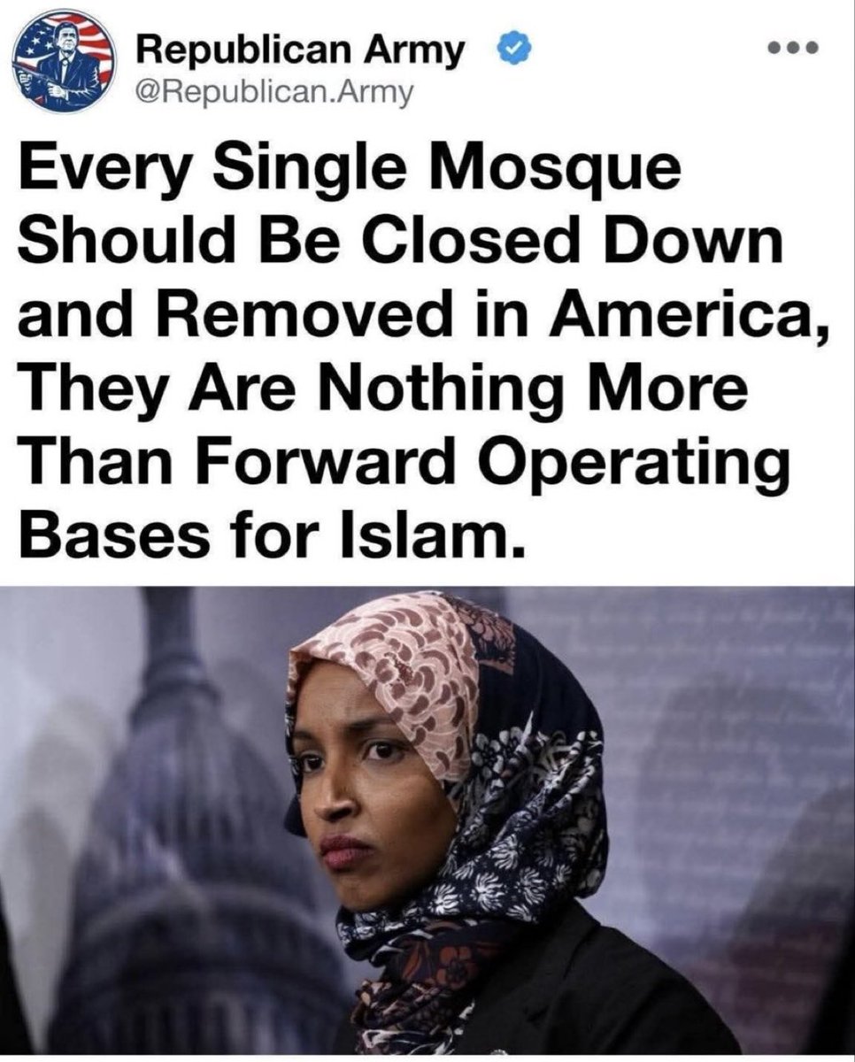 AlexDuncanTX's tweet image. This is a fact that America must wake up and accept. It is time to remove Islam and every aspect of it from America.
