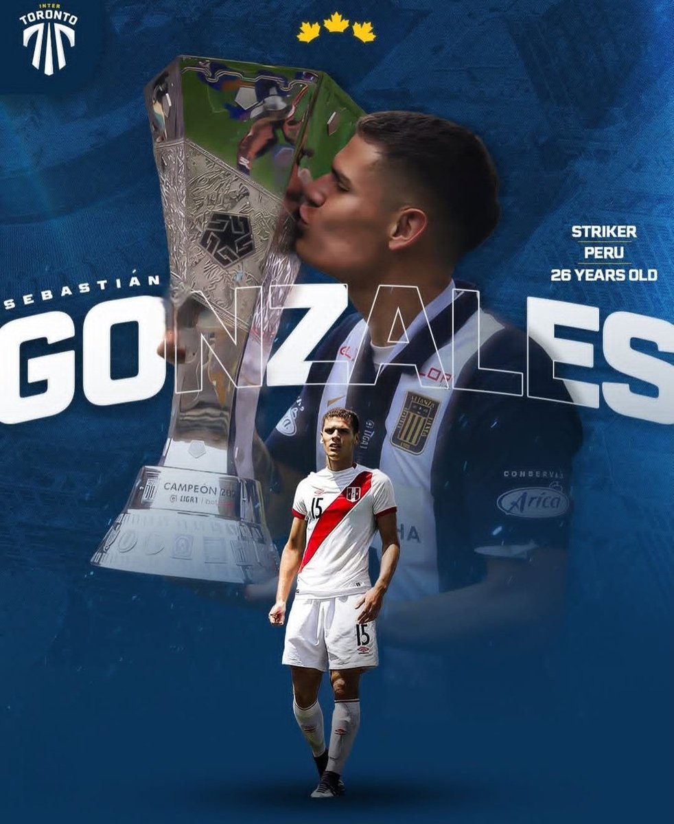 FichajesPeru1's tweet photo. Sebastián Gonzales Zela es nuevo jugador de #InterToronto. Su último club fue #FK_Teuta.
#Fichajes #PeruanosEnElExtranjero https://t.co/37pbGdQtFq