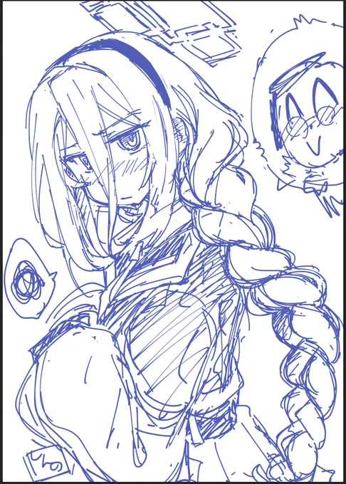 ケイちゃーん!!!
俺の好きなぶっと一本三つ編みしてくれー!!! 