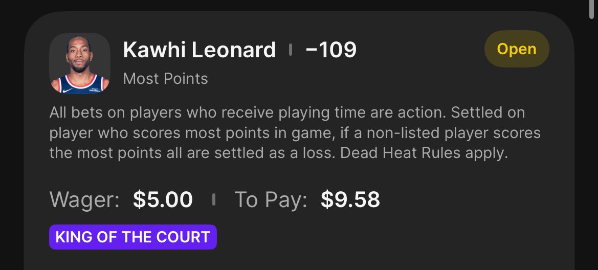 LockyPicks's tweet image. We’re all over Kawhi Leonard King of the court tonight🔒