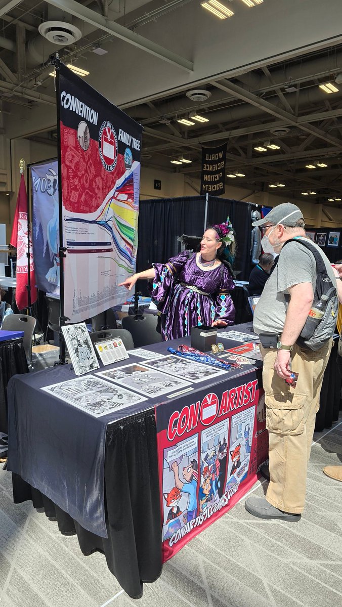 We hope to bring our history display to more cons this year!